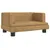 Produktbild 2 för Barnsoffa brun 60x40x30 cm sammet