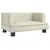 Produktbild 2 för Barnsoffa gräddvit 60x40x30 cm sammet