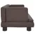 Produktbild 4 för Barnsoffa brun 60x40x30 cm konstläder