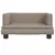 Produktbild 3 för Barnsoffa cappuccino 60x40x30 cm konstläder