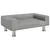 Produktbild 2 för Barnsoffa ljusgrå 70x45x26,5 cm sammet