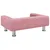 Produktbild 5 för Barnsoffa rosa 70x45x26,5 cm sammet