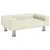 Produktbild 2 för Barnsoffa gräddvit 70x45x26,5 cm sammet