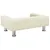Produktbild 5 för Barnsoffa gräddvit 70x45x26,5 cm sammet