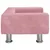 Produktbild 4 för Barnsoffa rosa 50x40x26,5 cm sammet