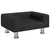 Produktbild 2 för Barnsoffa svart 50x40x26,5 cm sammet