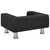 Produktbild 5 för Barnsoffa svart 50x40x26,5 cm sammet