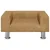 Produktbild 3 för Barnsoffa brun 50x40x26,5 cm sammet