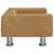 Produktbild 4 för Barnsoffa brun 50x40x26,5 cm sammet