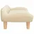 Produktbild 4 för Barnsoffa gräddvit 70x40x24 cm tyg