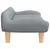 Produktbild 4 för Barnsoffa ljusgrå 70x40x24 cm tyg