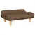 Produktbild 2 för Barnsoffa brun 70x40x24 cm tyg