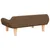Produktbild 5 för Barnsoffa brun 70x40x24 cm tyg