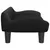 Produktbild 4 för Barnsoffa svart 70x40x24 cm sammet