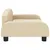 Produktbild 4 för Barnsoffa gräddvit 70x45x30 cm tyg