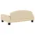 Produktbild 5 för Barnsoffa gräddvit 70x45x30 cm tyg