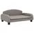Produktbild 2 för Barnsoffa mullvadsbrun 70x45x30 cm tyg