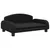 Produktbild 2 för Barnsoffa svart 70x45x30 cm tyg