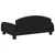 Produktbild 5 för Barnsoffa svart 70x45x30 cm tyg