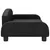 Produktbild 4 för Barnsoffa svart 70x45x30 cm konstläder