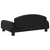 Produktbild 5 för Barnsoffa svart 70x45x30 cm konstläder