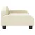 Produktbild 4 för Barnsoffa gräddvit 70x45x30 cm konstläder