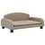 Produktbild 2 för Barnsoffa cappuccino 70x45x30 cm konstläder