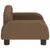 Produktbild 4 för Barnsoffa brun 50x40x30 cm tyg