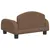 Produktbild 5 för Barnsoffa brun 50x40x30 cm tyg