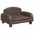 Produktbild 2 för Barnsoffa brun 50x40x30 cm konstläder