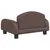 Produktbild 5 för Barnsoffa brun 50x40x30 cm konstläder