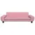 Produktbild 3 för Barnsoffa rosa 100x54x33 cm sammet