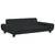 Produktbild 2 för Barnsoffa svart 100x54x33 cm sammet