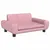 Produktbild 2 för Barnsoffa rosa 70x45x33 cm sammet