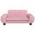 Produktbild 3 för Barnsoffa rosa 70x45x33 cm sammet