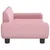 Produktbild 4 för Barnsoffa rosa 70x45x33 cm sammet
