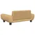 Produktbild 5 för Barnsoffa brun 70x45x33 cm sammet