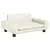Produktbild 2 för Barnsoffa gräddvit 70x45x33 cm sammet