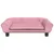 Produktbild 3 för Barnsoffa rosa 70x45x26 cm sammet