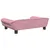 Produktbild 5 för Barnsoffa rosa 70x45x26 cm sammet