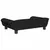 Produktbild 5 för Barnsoffa svart 70x45x26 cm sammet