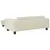 Produktbild 5 för Barnsoffa med fotpall gräddvit 100x50x30 cm sammet