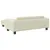 Produktbild 5 för Barnsoffa med fotpall gräddvit 100x50x30 cm konstläder