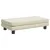 Produktbild 7 för Barnsoffa med fotpall gräddvit 100x50x30 cm konstläder