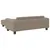 Produktbild 5 för Barnsoffa med fotpall cappuccino 100x50x30 cm konstläder