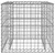 Produktbild 4 för Gabionkorg silver 70x70x65 cm galvaniserat järn