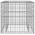 Produktbild 5 för Gabionkorg silver 70x70x65 cm galvaniserat järn