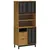 Produktbild 2 för Högskåp FLAM 80x40x180 cm massiv furu