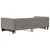 Produktbild 5 för Dagbädd utdragbar taupe 90x200 cm tyg