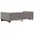 Produktbild 5 för Dagbädd utdragbar taupe 100x200 cm tyg